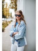 Jeansjacke mit Druckknöpfen 5296 – Online-Shop – Boutique